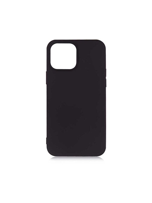 iPhone 13 Pro Max Uyumlu Zore Premier Silikon Kılıf-Siyah