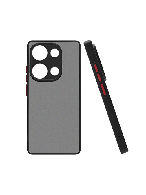 Redmi Note 13 Pro 4G Kılıf Zore Hux Kapak-Siyah