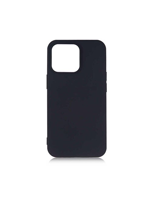iPhone 13 Pro Uyumlu ZORE Premier Silikon Kılıf-Siyah