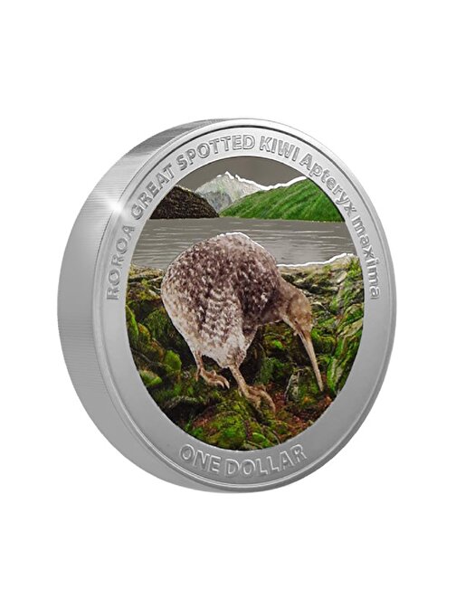 Kiwi Colored 2024 1 Ons 31.10 Gram Gümüş Sikke Coin (999)
