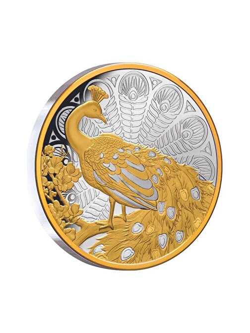 Peacock 2024 1 Ons 31.10 Gram Gümüş Sikke Coin (999)