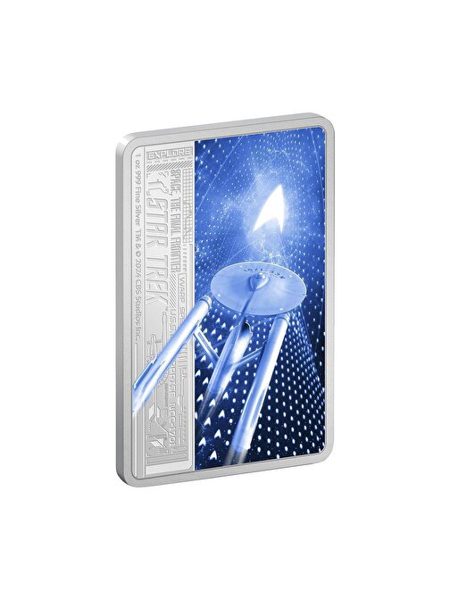 Space The Final Frontier Star Trek 2024 1 Ons 31.10  Gram Gümüş Sikke Coin (999)