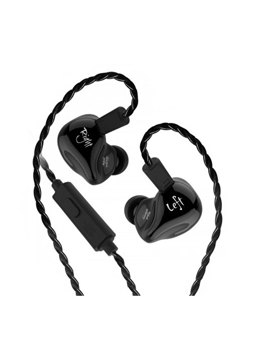 KZ ZS4 BA + DD Driver Bass Kulak İçi Kulaklık Siyah