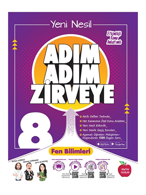 Newton 8. Sınıf Adım Adım Fen Bilimleri Soru