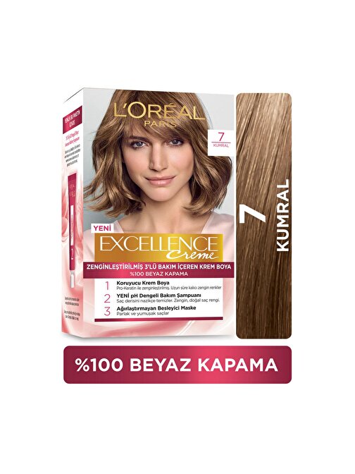 L'Oréal Paris Excellence Creme Saç Boyası 7 Kumral