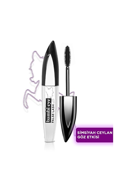 L'Oreal Paris Bambi Eye Extra Black Ceylan Göz Etkili Maskara Ekstra Siyah