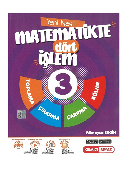 Kırmızı Beyaz 3. Sınıf Yeni Nesil Matematik Dört İşlem