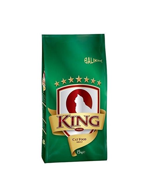 King Balıklı Yetişkin Kedi Maması 15 Kg