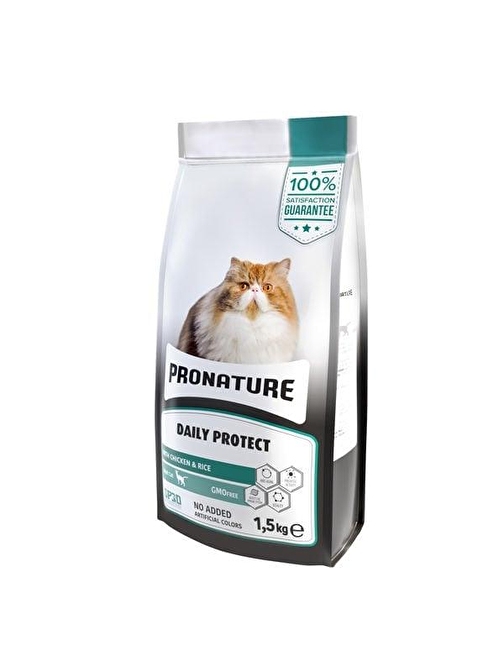 Pronature Adult Tavuklu ve Pirinçli Yetişkin Kedi Maması 1.5 Kg