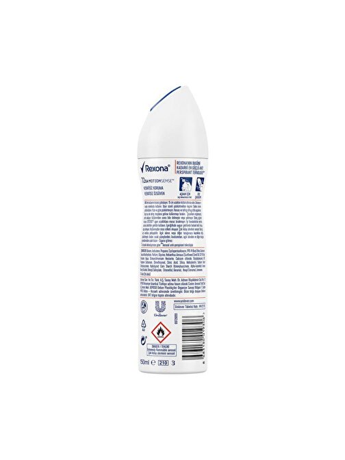 Rexona Kadın Sprey Deodorant Seftali & Limon Otu Antiperspirant 72saat Kesintisiz Üstün Koruma 150mlx3