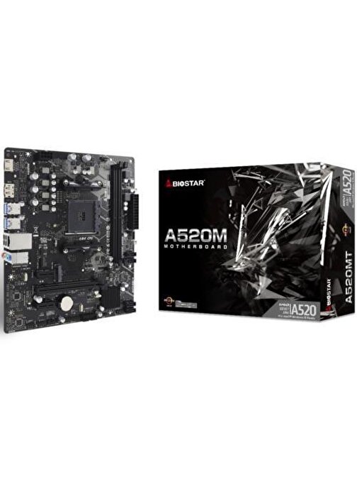 Biostar A520MT 4000Mhz OC S+GL DDR4 AM4 (mATX)