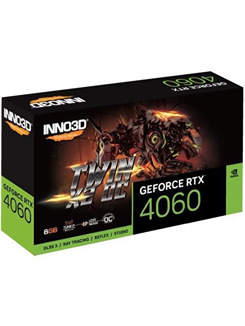 Inno3D RTX4060 Twin x2 OC 8GB 128Bit GDDR6