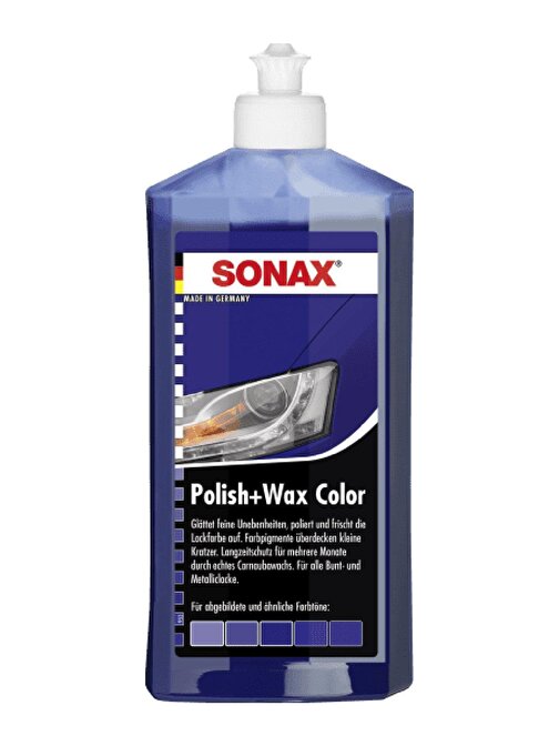 Sonax Renkli Nano Parlatıcı ve Koruyucu Cila Mavi 500 ml