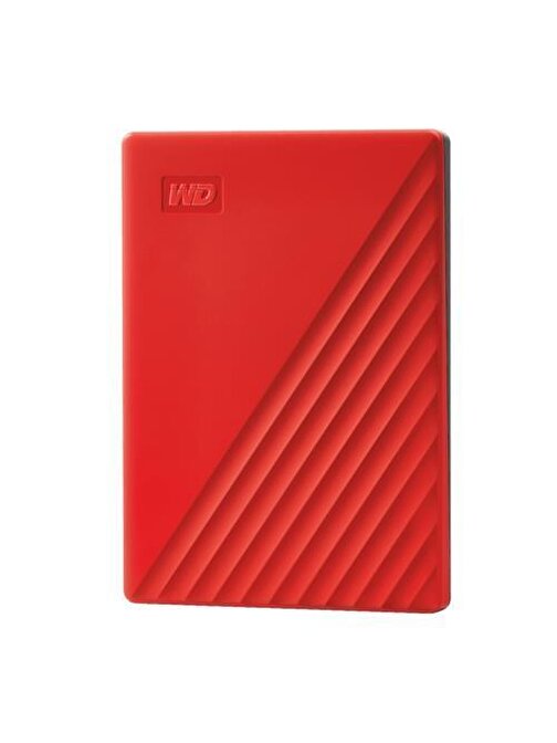 WD 2.5 4TB My Passport WDBPKJ0040BRD Kırmızı