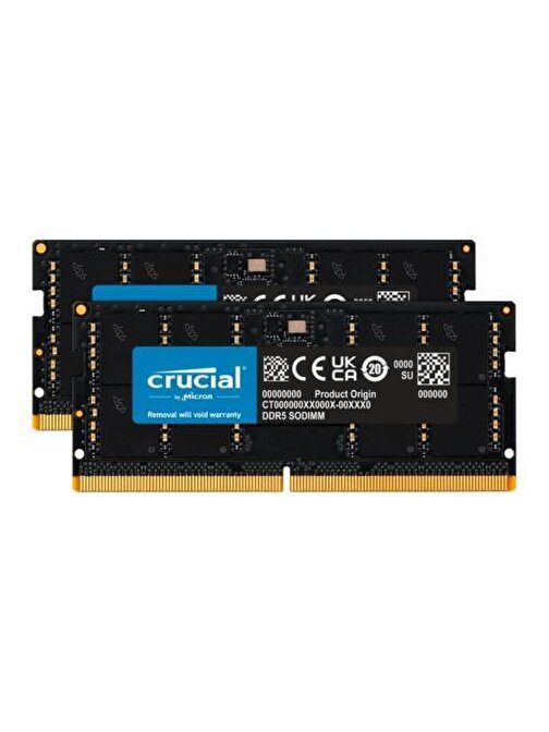 Crucial 64GB (2x32GB) 5600MHz DDR5 CT2K32G56C46S5