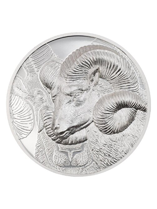 Magnificent Argali 2022 1 Ons 31.10 Gram Gümüş Sikke Coin (999)