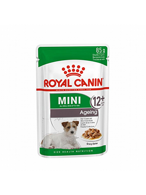 Royal Canin Mini Ageing 12+ Pouch Yaşlı Köpek Konservesi 12 Adet 85 Gr