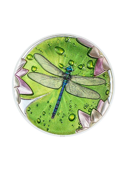 Lily Pad Dragonfly 2024 1 Ons 31.10 Gram Gümüş Sikke Coin (999.9)