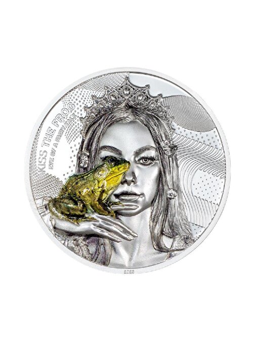 Kiss The Frog Eye of a Fairytale 2023 2 Ons 62.20 Gram Gümüş Sikke Coin (999.9)