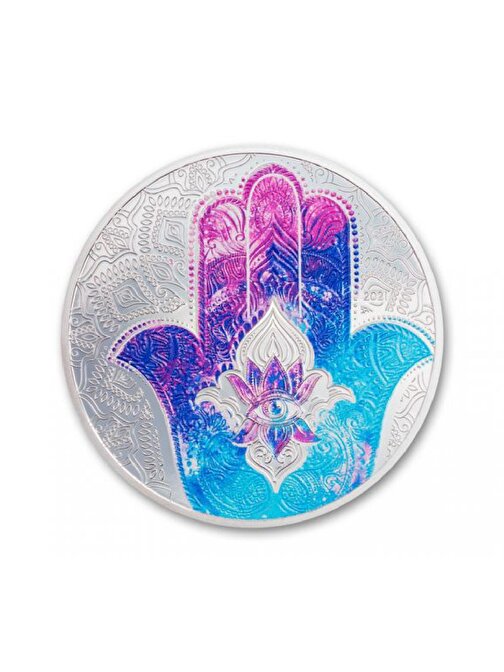 Hand Of Hamsa 2021 1 Ons 31.10 Gram Gümüş Sikke Coin (999)
