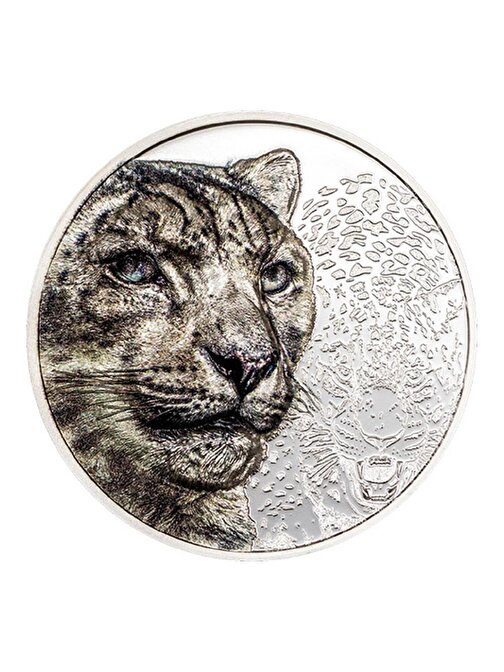 Snow Leopard 2024 1 Ons 31.10 Gram Gümüş Sikke Coin (999.9)