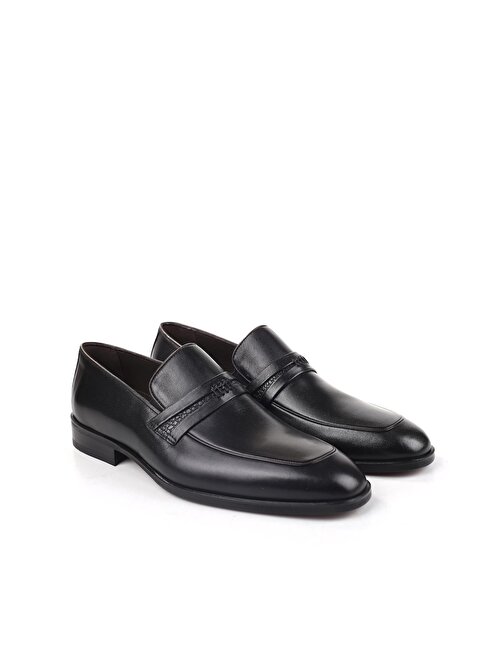 PapuçSepeti 22750 Hakiki Deri Bağcıksız Klasik Erkek Ayakkabı