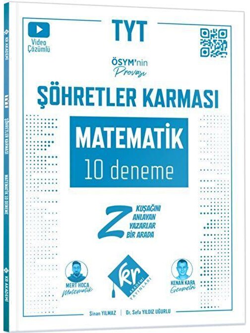 TYT Matematik Şöhretler Karması 10 Deneme KR Akademi