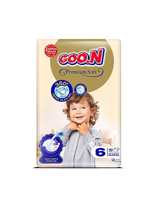 GOON Premium Soft Fırsat 6 Beden 42 Adet