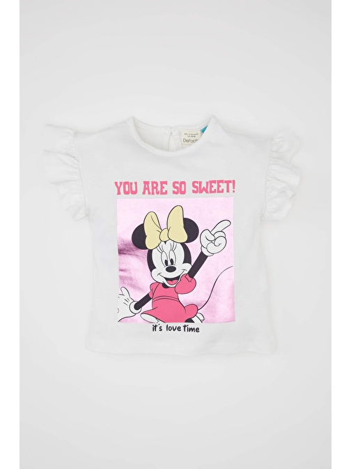 Kız Bebek Disney Mickey & Minnie Kısa Kollu Tişört C5457A524SM