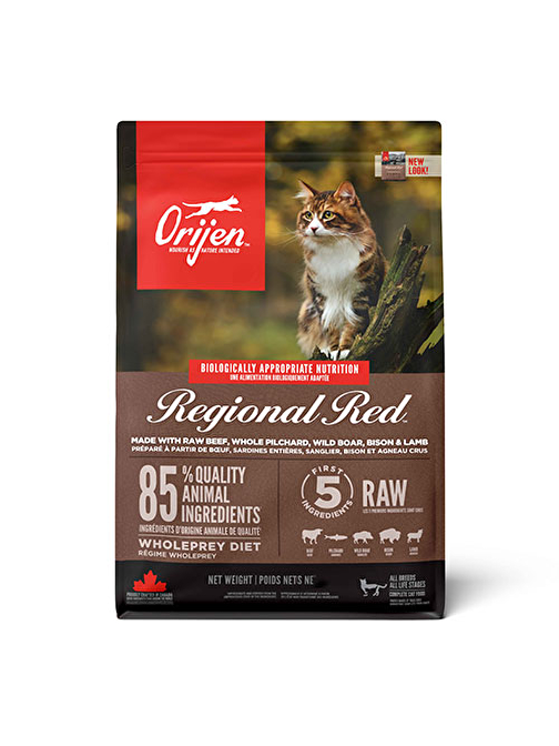 Orijen Regional Red Tahılsız Kedi Maması Tüm Irk ve Yaşam Evreleri 1,8 Kg
