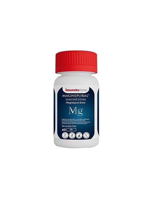 İmuneks Magneporal Magnezyum Sitrat 60 Tablet
