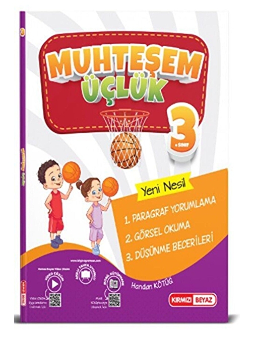 Kırmızı Beyaz 3. Sınıf Muhteşem Üçlük (Paragraf-Görsel Okuma-Düşünme Becerisi)