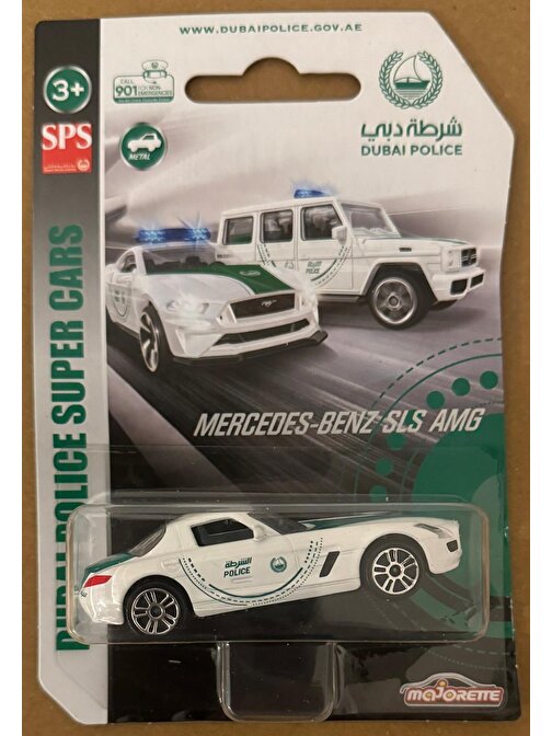 Majorette Dubai Police Super Cars Mercedes-Benz SLS AMG