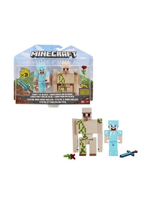 Mattel Minecraft 3.25 Figürler İkili Paket GTT53