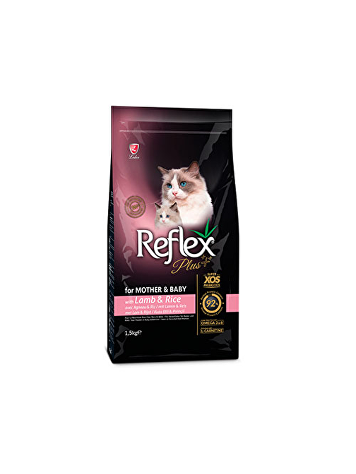 Reflex Plus Mother&Baby Kuzulu ve Pirinçli Yavru Kedi Maması 1,5 Kg