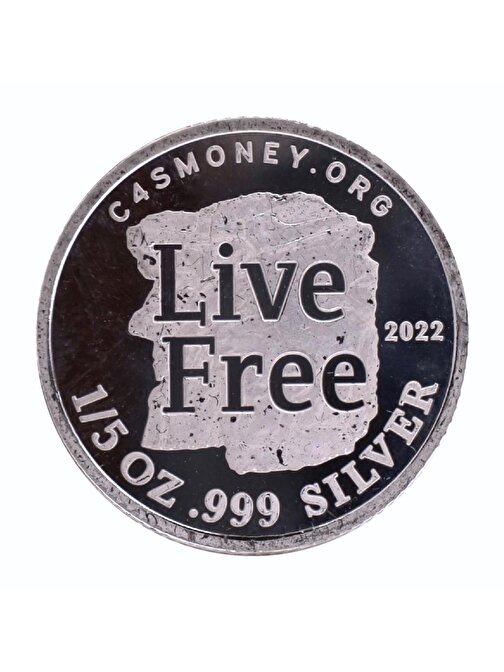 Live Free Libertas 2022 6,22 Gram Gümüş Sikke Coin (999.0)