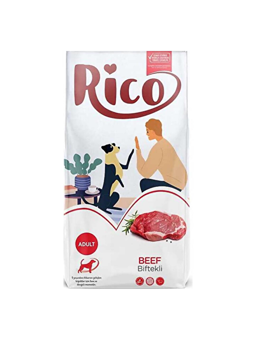 Rico Biftekli Yetişkin Köpek Maması 15 kg