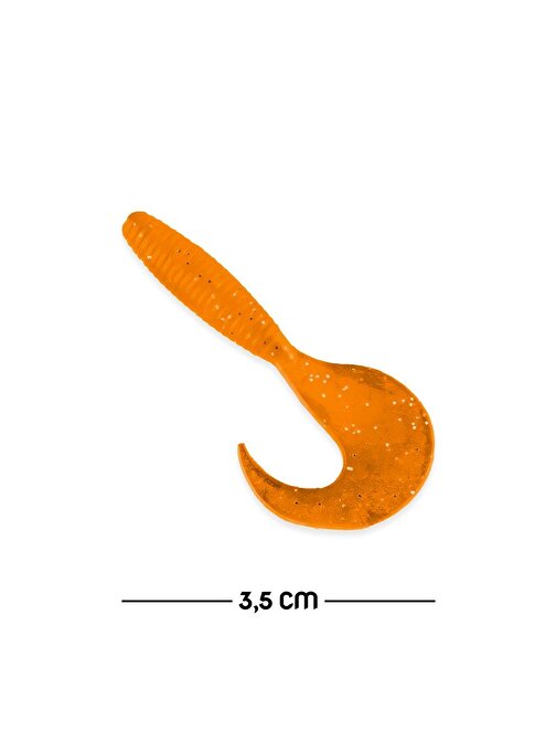 Savage Yumy 3.5 cm Turuncu Silikon Kurt (18035-SM024-10)