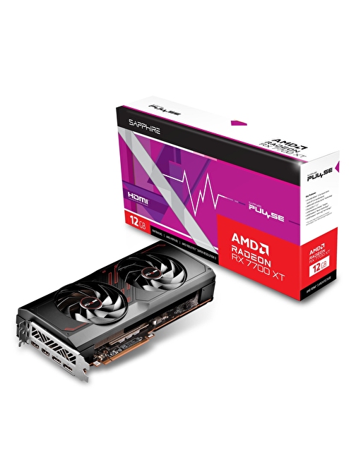 Sapphire Radeon RX7700XT Pulse 12GB GDDR6 192Bit HDMI/DP Ekran Kartı