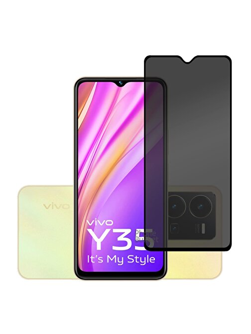Vivo Y35 ile Uyumlu HAYALET Esnek Nano Kırılmayan Ekran Koruyucu