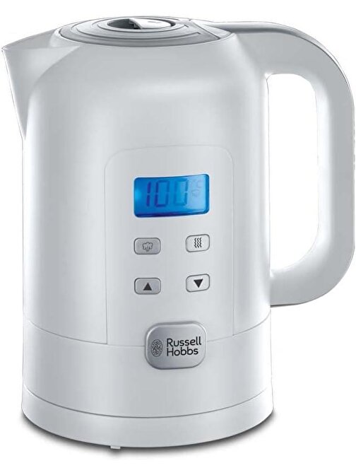 Russell Hobbs Hassas Su Isıtıcısı, 1.7l, 2200W, dijital sıcaklık ayarı ve LCD ekran, 25 Â° -100 Â° C, sıcak tutma fonksiyonu, çay makinesi 21150-70