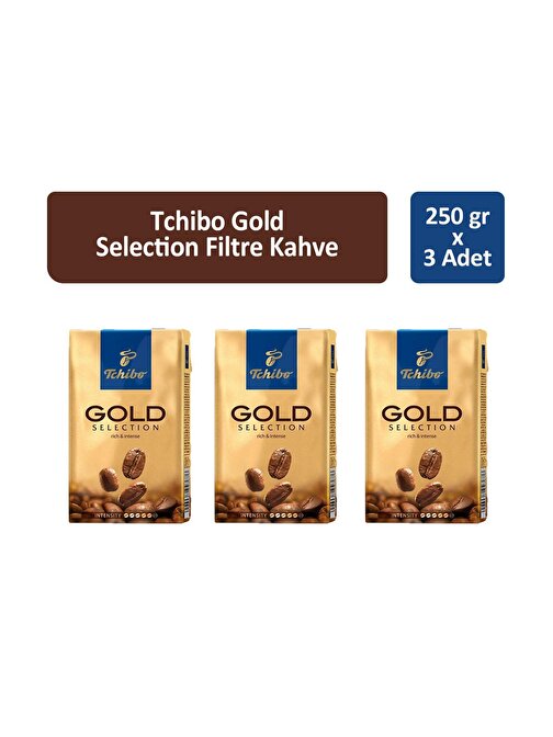Tchibo Gold Selection Filtre Kahve 250 gr x 3 Adet