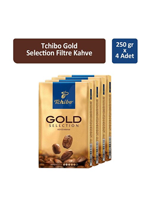 Tchibo Gold Selection Filtre Kahve 250 gr x 4 Adet