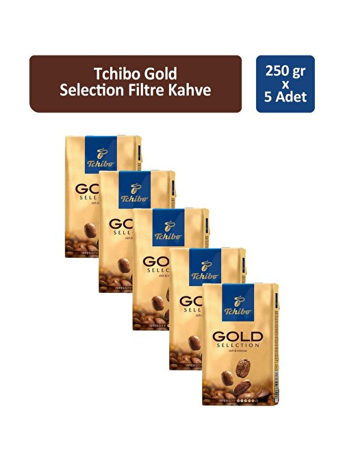 Tchibo Gold Selection Filtre Kahve 250 gr x 5 Adet