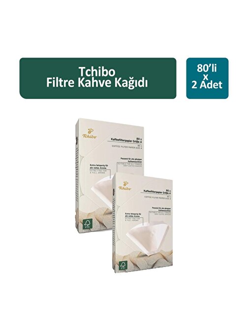 Tchibo Filtre Kahve  Kağıdı 80 li x 2 Adet 