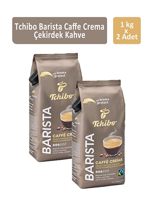 Tchibo Barista Caffè Crema Çekirdek Kahve 1000 gr x 2 Adet