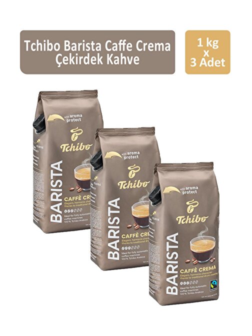 Tchibo Barista Caffè Crema Çekirdek Kahve 1000 gr x 3 Adet