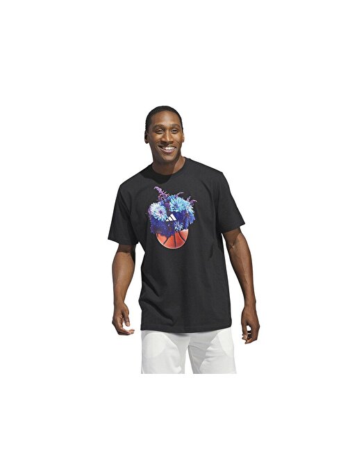 adidas Fdt Hbr T Erkek Basketbol Tişörtü IN6370 Siyah