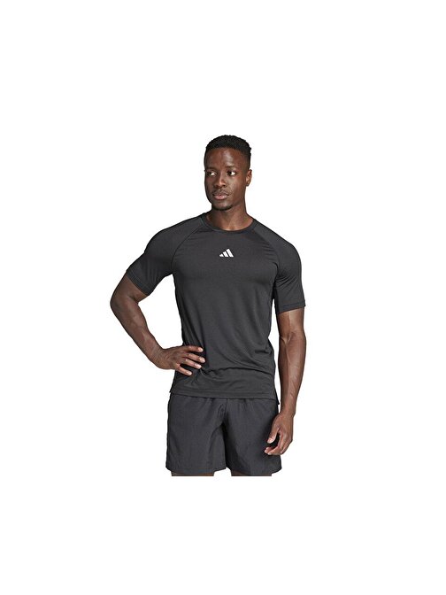 adidas Gym+ Tee Erkek Antrenman Tişörtü IP2310 Siyah