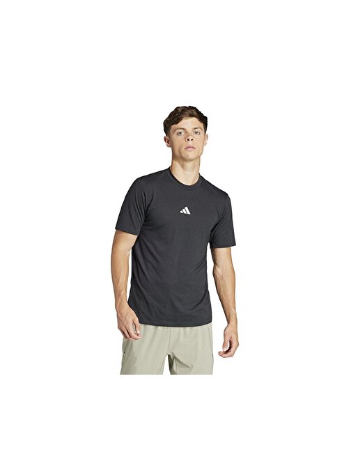 adidas Wo Logo Tee Erkek Antrenman Tişörtü IT2124 Siyah